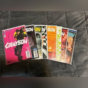 DC COMICS GRAYSON ISSUES 1-6, ANNUAL 1, and FUTURE’S END #1
